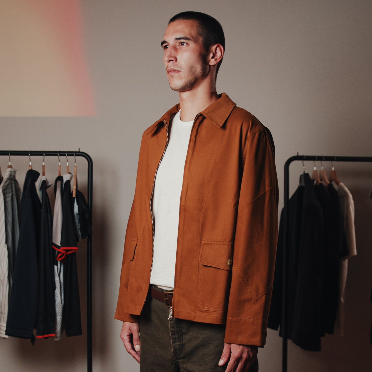 FNT 029 Pilot Jacket (Burnt Orange) image 2