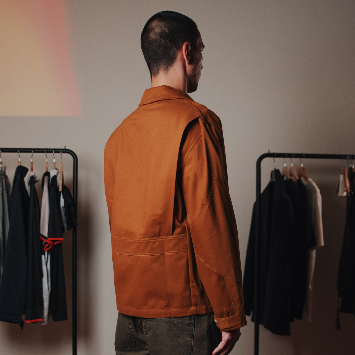 FNT 029 Pilot Jacket (Burnt Orange) image 3