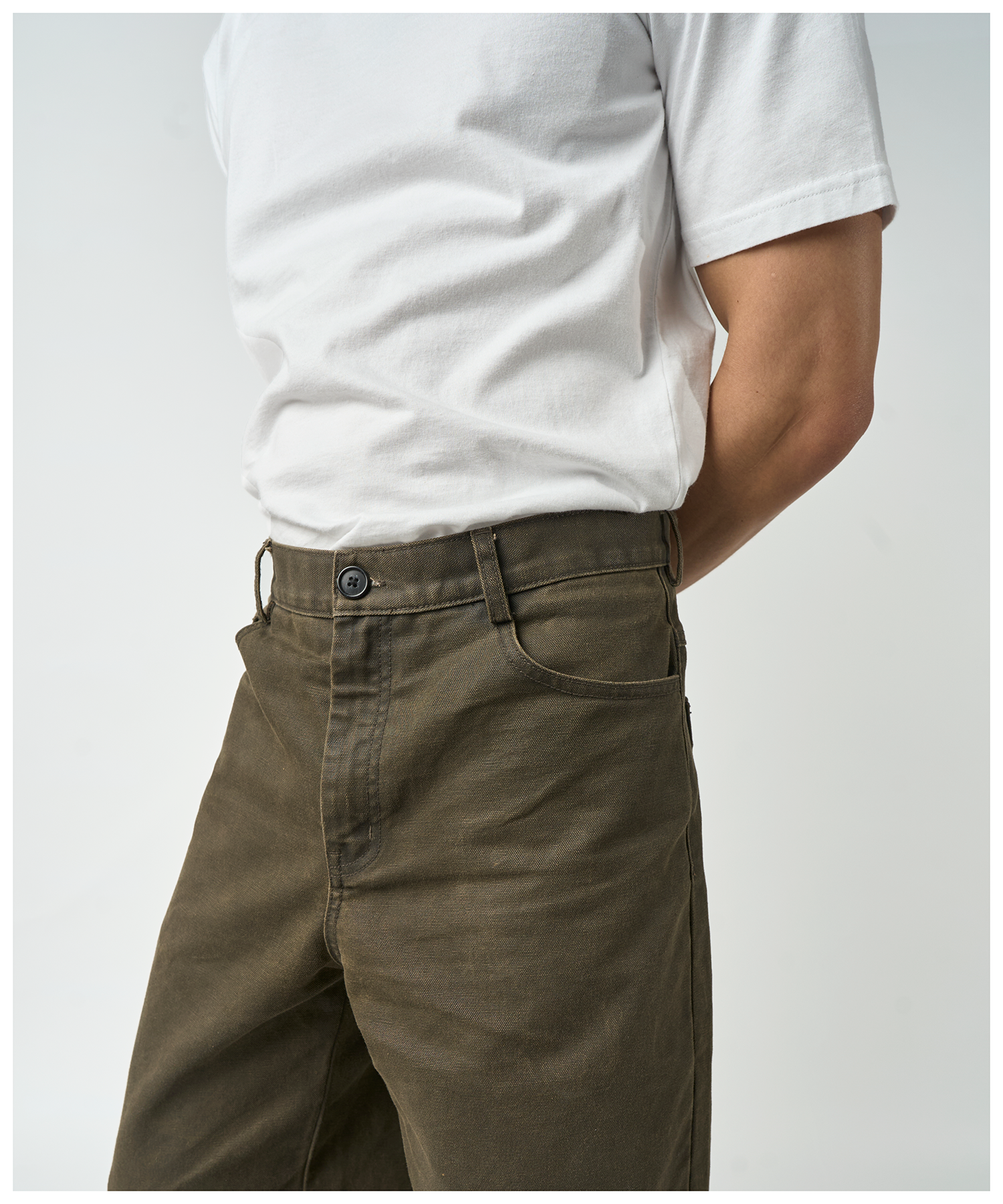 FNT 042 Three Process Workpant (Oregano) image 5