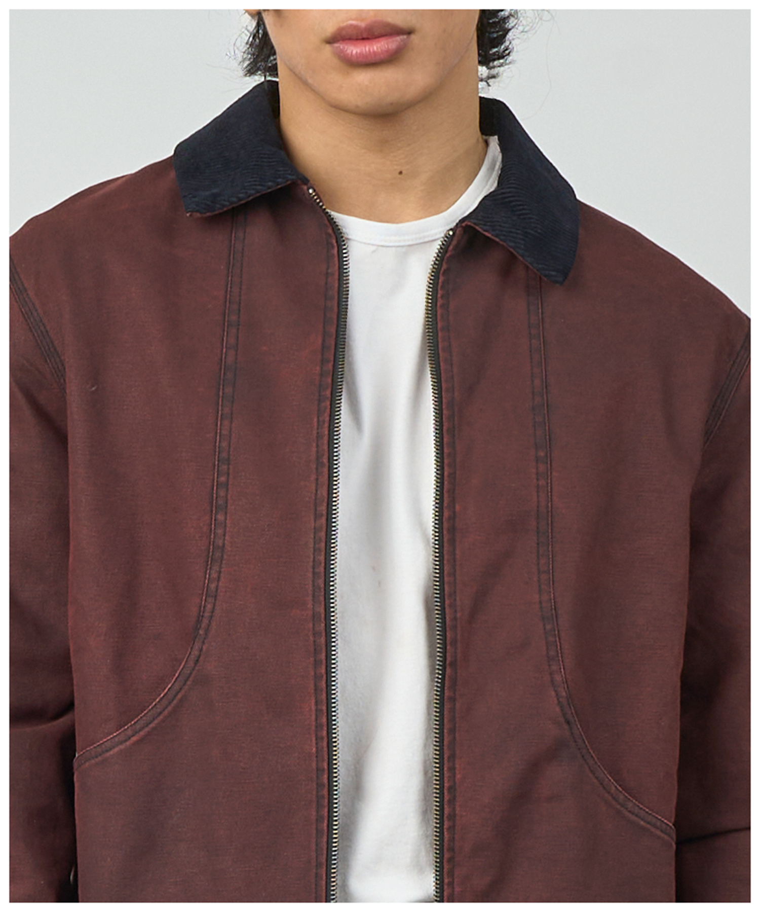 FNT 008 Three Process Gatherer Jacket (Pomegranate) image 8