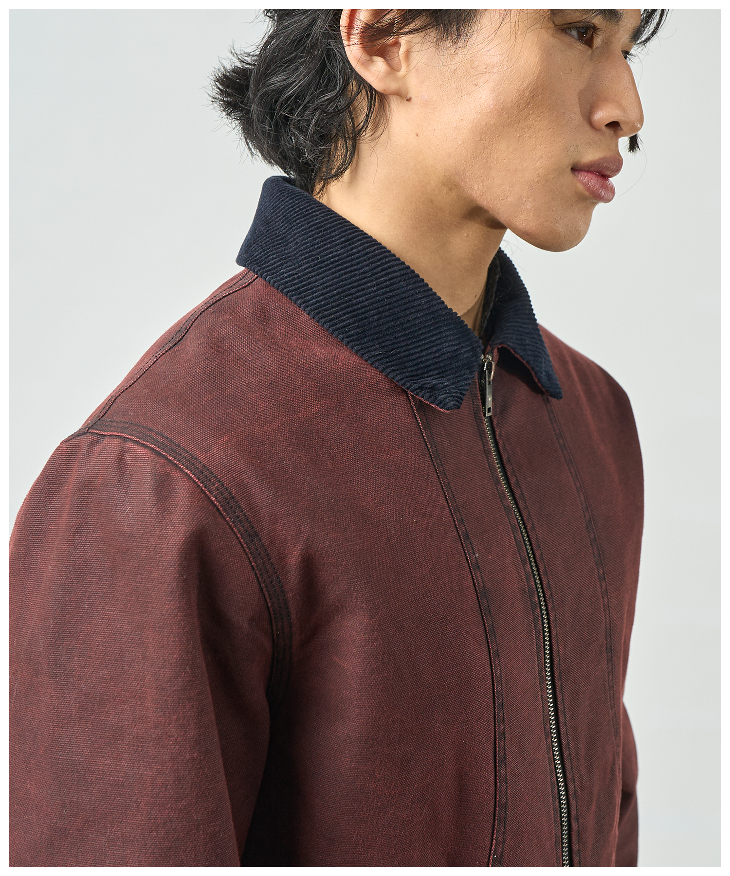 FNT 008 Three Process Gatherer Jacket (Pomegranate) image 13