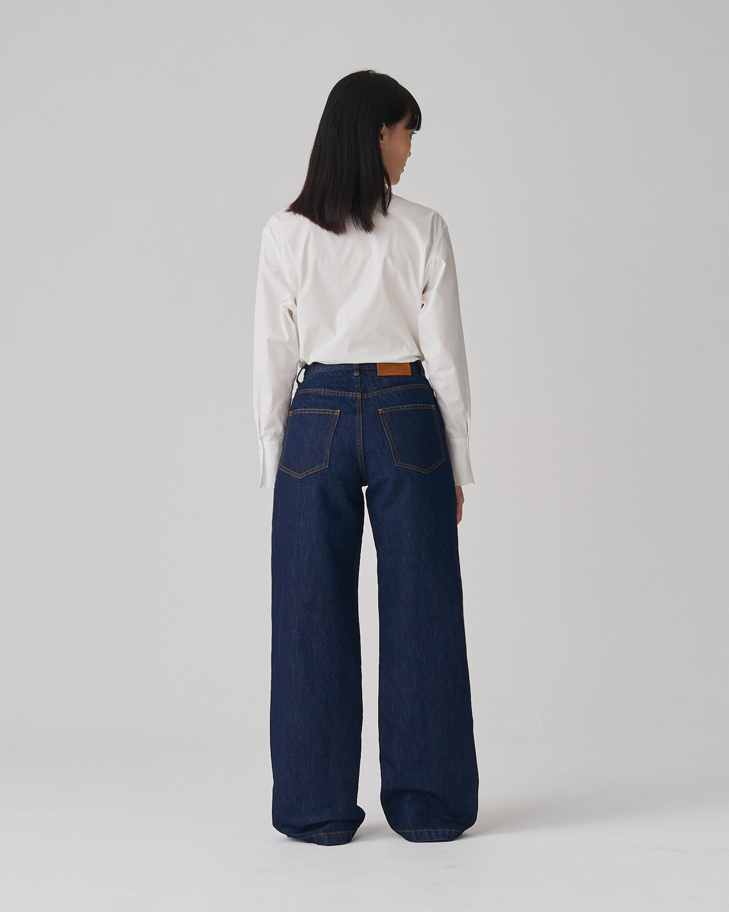 FGN 015USA Women's Wide Jean (Indigo Cotton/Washi Paper)
