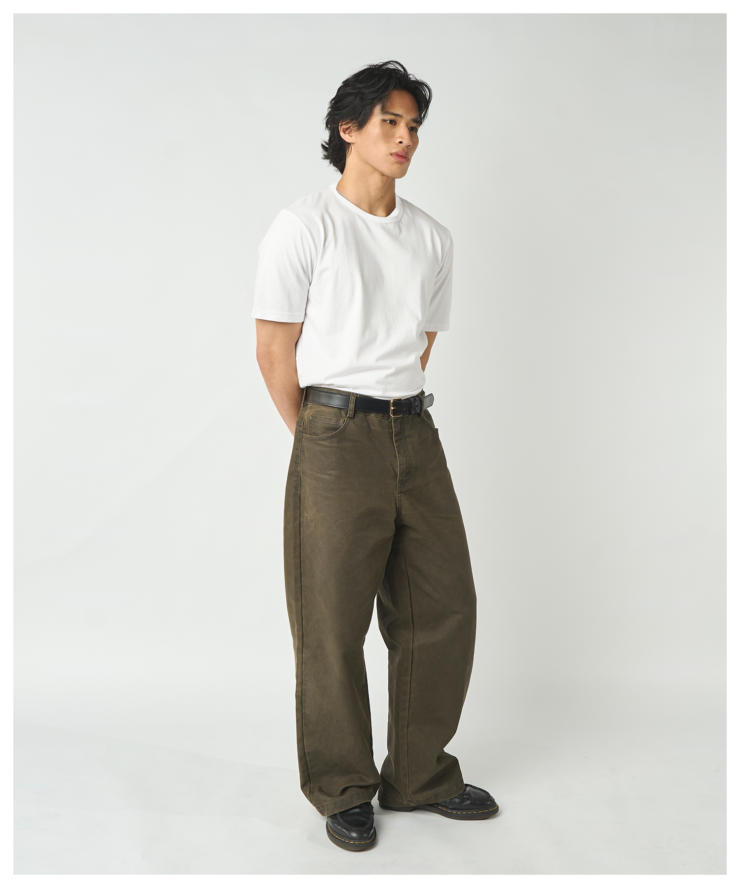 FNT 042 Three Process Workpant (Oregano) image 3