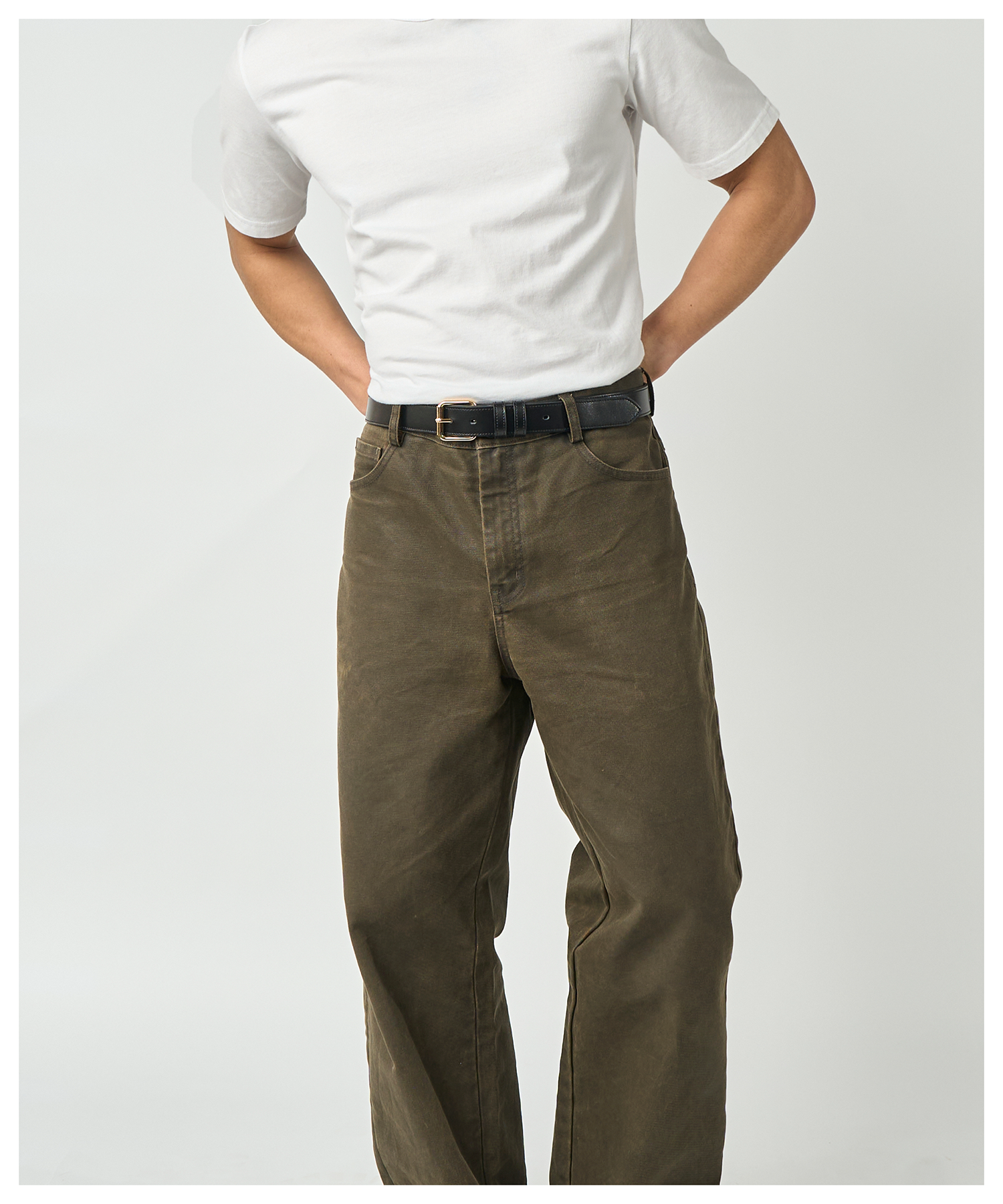 FNT 042 Three Process Workpant (Oregano) image 2