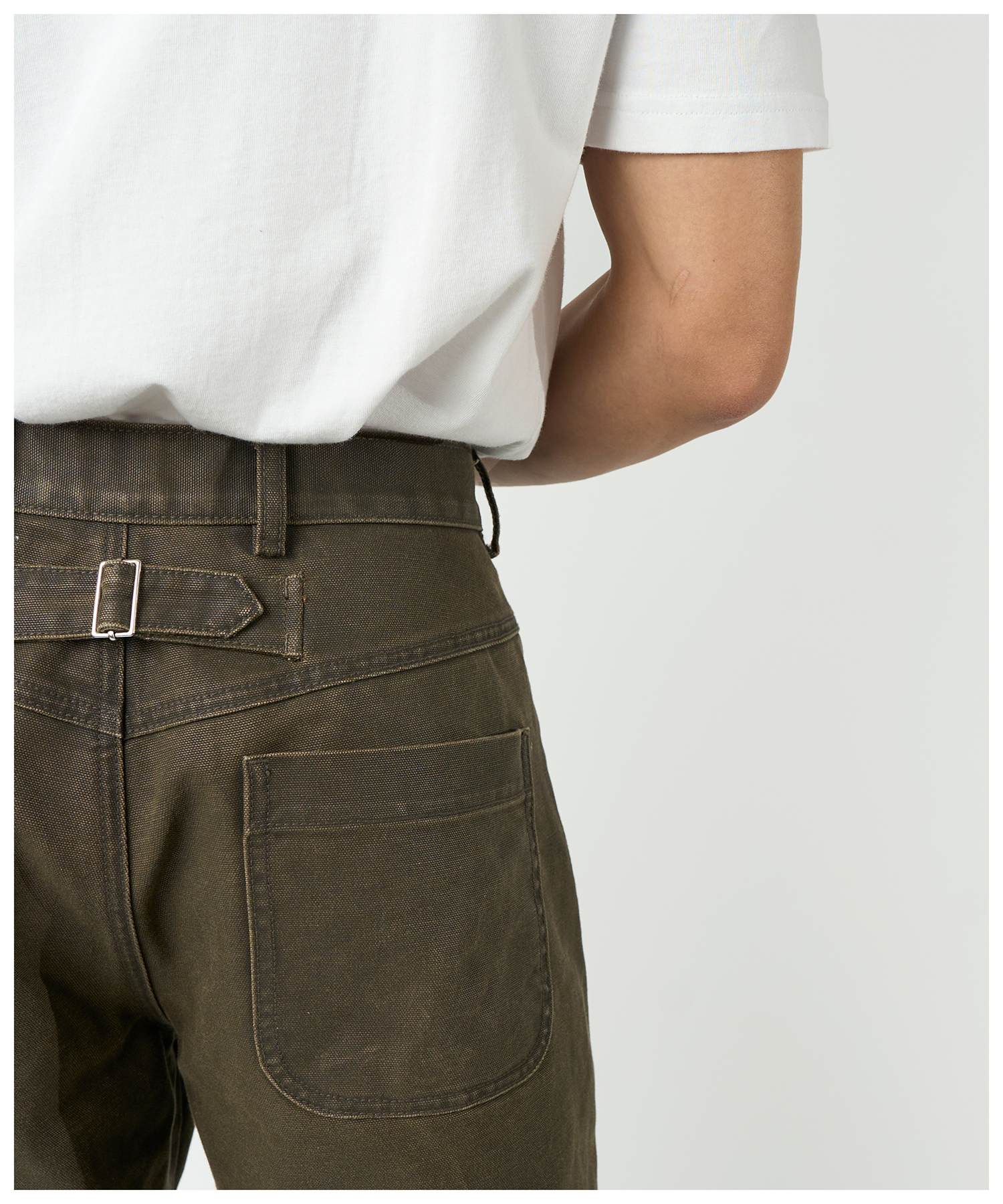 FNT 042 Three Process Workpant (Oregano) image 8