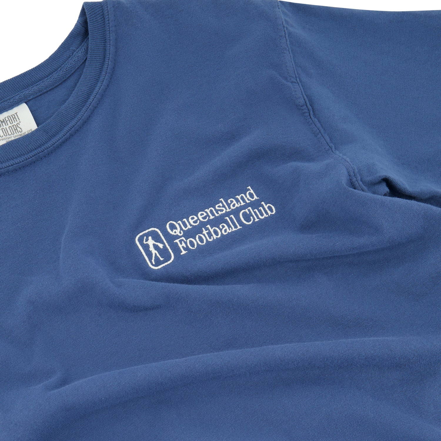 Embroidered Tee Blue (Kick Logo) image 2