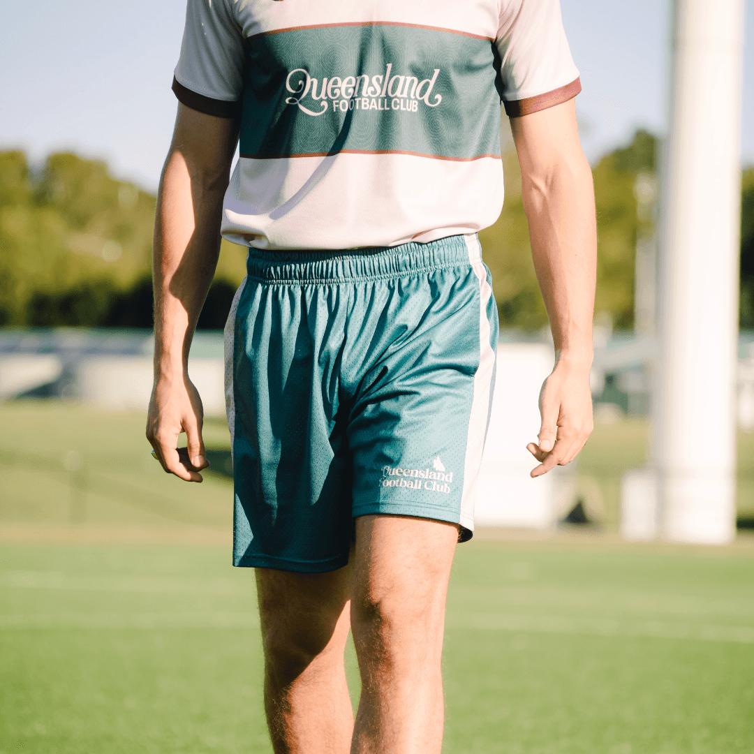 Footy Shorts (Persian Green) image 2