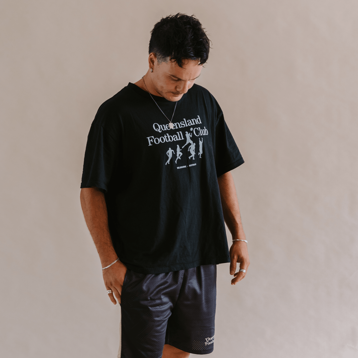 All Australian Box Tee (Mark Logo) Black