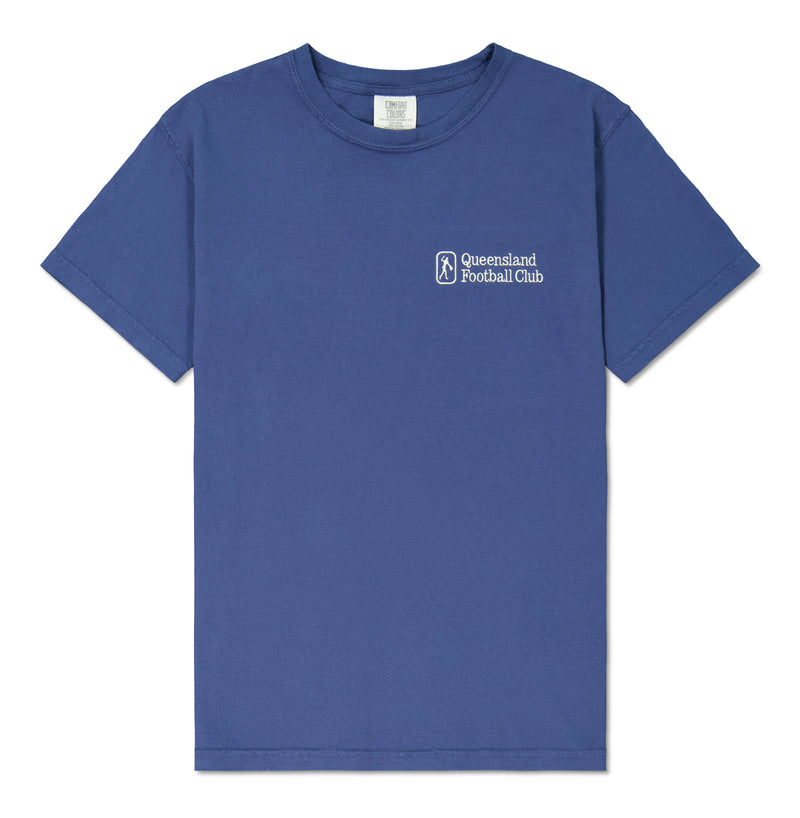 Embroidered Tee Blue (Kick Logo)