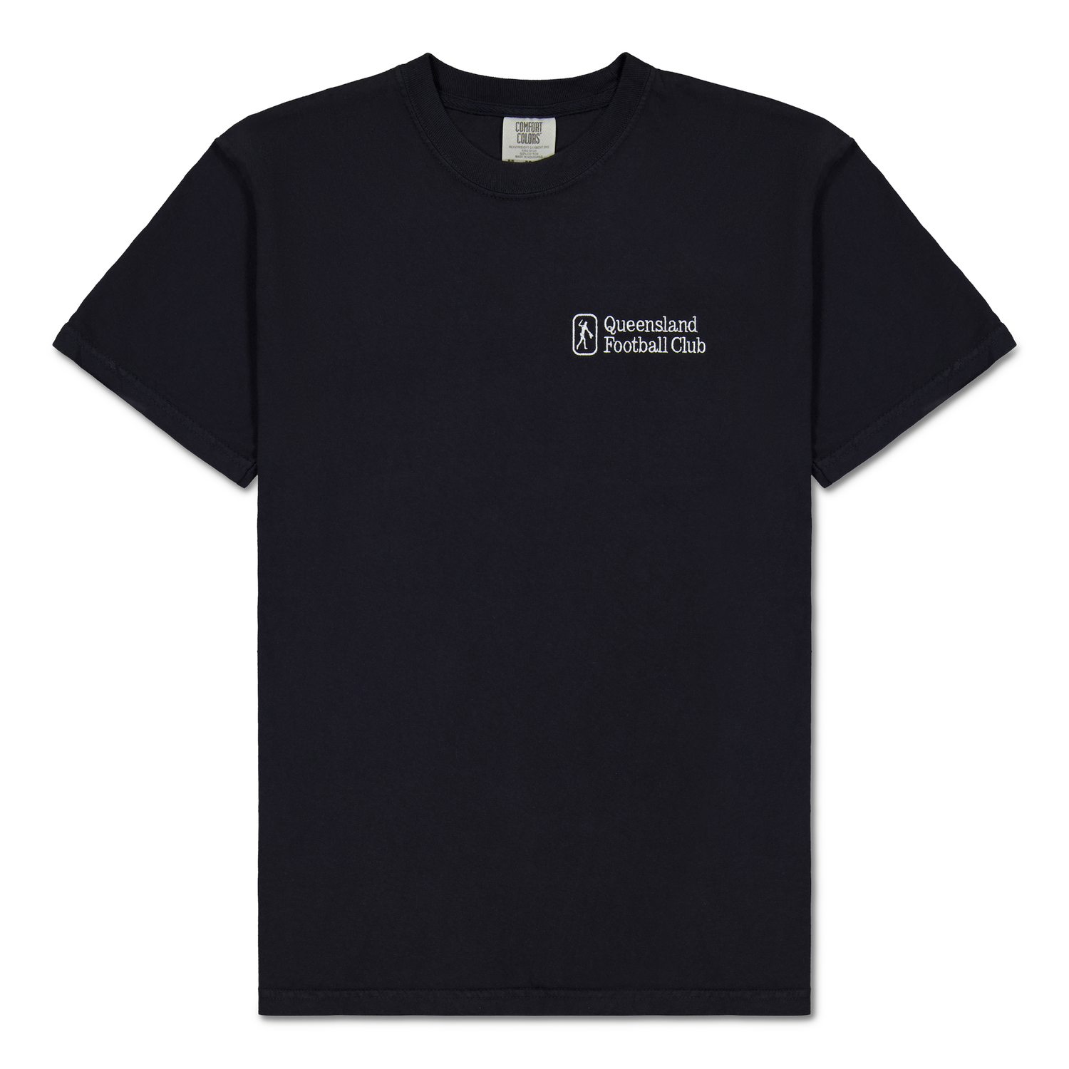 Embroidered Tee Black (Kick Logo) image 1