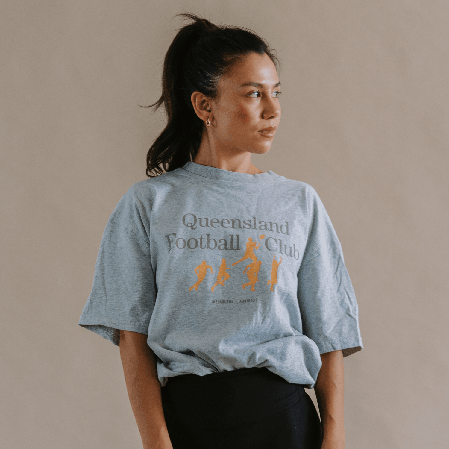 All Australian Box Tee (Mark Logo) Relaxed Grey image 3