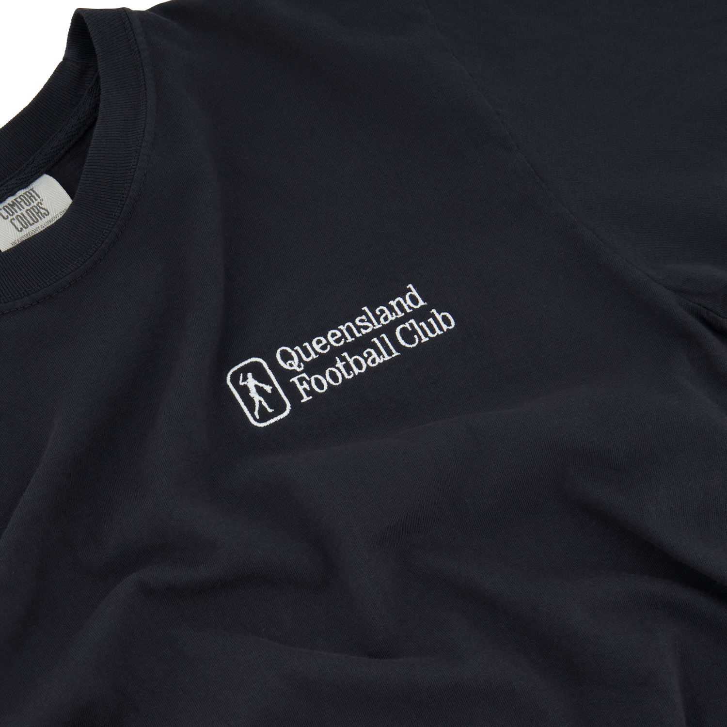 Embroidered Tee Black (Kick Logo) image 2